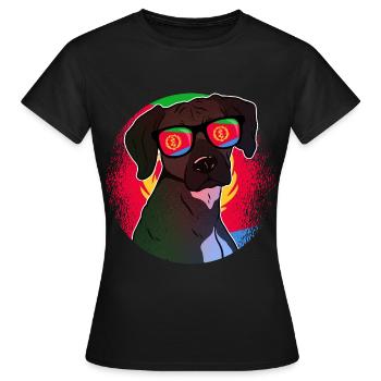 Eritrea - Frauen T-Shirt - Schwarz - Vorne - AI Model Female 172 dark (172cm)