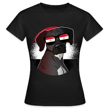 Ägypten - Frauen T-Shirt - Schwarz - Vorne - AI Model Female 172 dark (172cm)