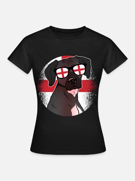 England - Frauen T-Shirt - Schwarz