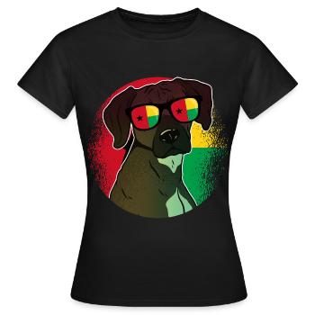 Guinée-Bissau - T-shirt Femme - noir - Devant - AI Model Female 172 dark (172cm)