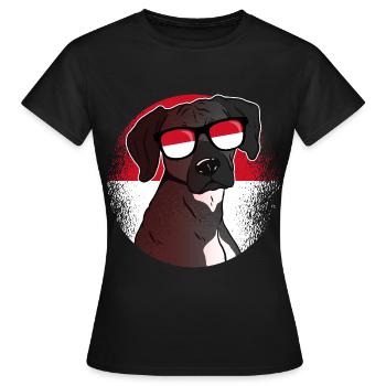 Indonesien - Frauen T-Shirt - Schwarz - Vorne - AI Model Female 172 dark (172cm)