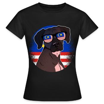 Malaisie - T-shirt Femme - noir - Devant - AI Model Female 172 dark (172cm)