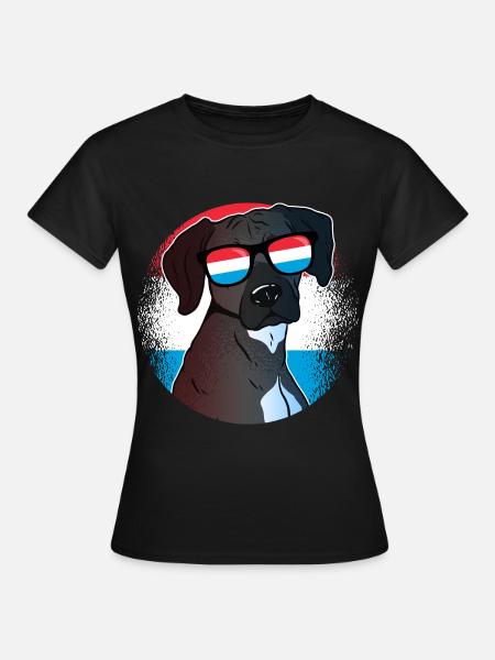 Luxembourg - T-shirt Femme - noir