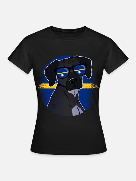 Nauru - Frauen T-Shirt - Schwarz