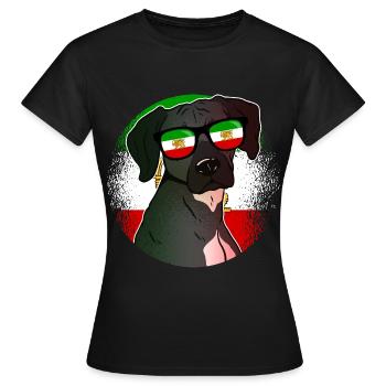 Perse - T-shirt Femme - noir - Devant - AI Model Female 172 dark (172cm)