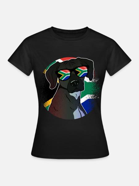 Südafrika - Frauen T-Shirt - Schwarz