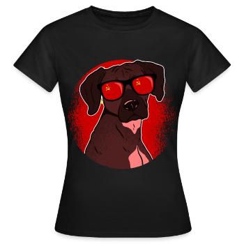 Soviet Union - Women's T-Shirt - black - Front - AI Model Female 172 dark (172cm)