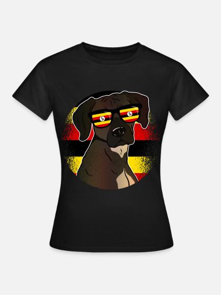 Ouganda - T-shirt Femme - noir