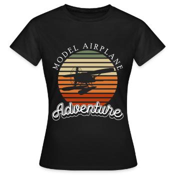 Maquettiste Modèle Sky - T-shirt Femme - noir - Devant - AI Model Female 172 dark (172cm)