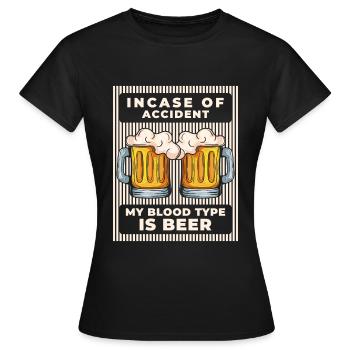 Faire la fête, faire la fête, danser, des amis - T-shirt Femme - noir - Devant - AI Model Female 172 dark (172cm)