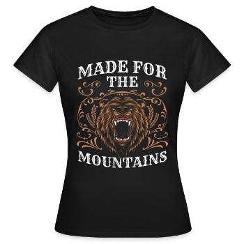 Wildnis Stark - Frauen T-Shirt - Schwarz - Vorne - AI Model Female 172 dark (172cm)