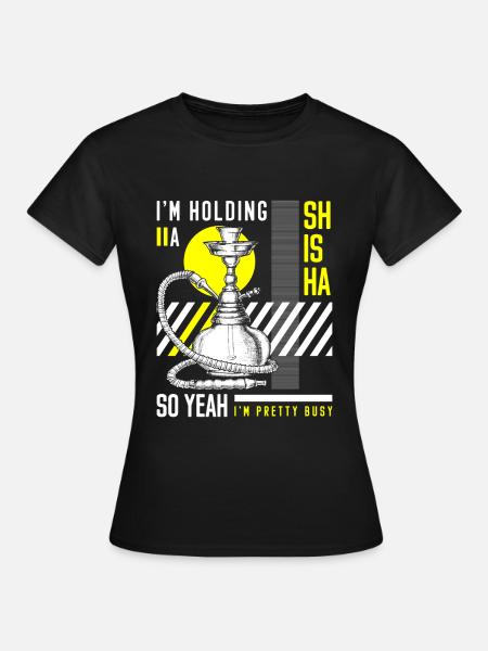Sisha Tabak Chillig - Frauen T-Shirt - Schwarz