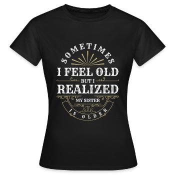Geschwisterliebe Liebe Aufpassen - Frauen T-Shirt - Schwarz - Vorne - AI Model Female 172 dark (172cm)