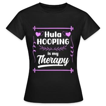 Hullern Tire Training Hobby - T-shirt Femme - noir - Devant - AI Model Female 172 dark (172cm)
