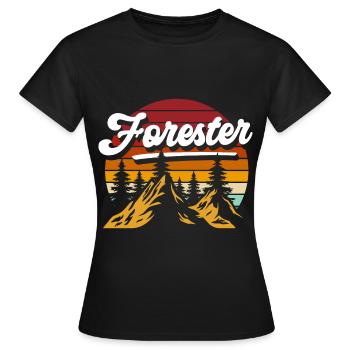 Forester Forests Forester Forester - Women's T-Shirt - black - Front - AI Model Female 172 dark (172cm)