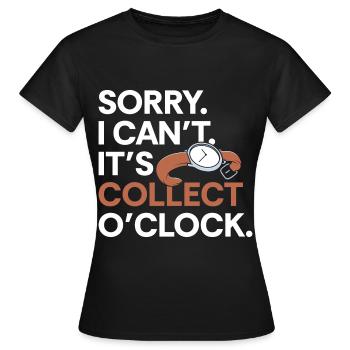 Uhrenliebhaber Hobby Chronometer Uhrwerk - Frauen T-Shirt - Schwarz - Vorne - AI Model Female 172 dark (172cm)