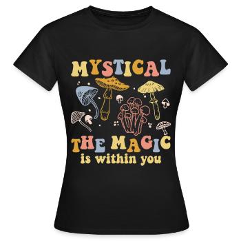 Dream Catcher Mystical Dreams - Women's T-Shirt - black - Front - AI Model Female 172 dark (172cm)