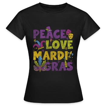 Parade Party Queen - Frauen T-Shirt - Schwarz - Vorne - AI Model Female 172 dark (172cm)