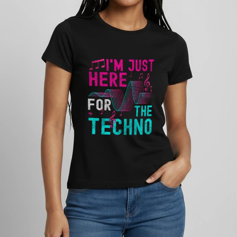 Techno Electro Dancing Jumpstyle T-shirt Femme