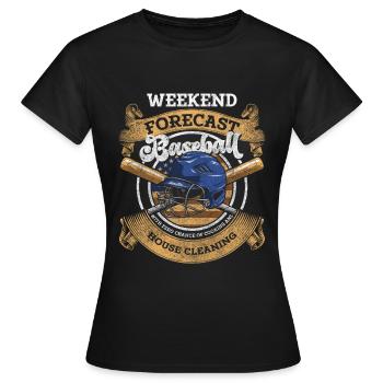 Baseball Sieger Spiel Schlagball - Frauen T-Shirt - Schwarz - Vorne - AI Model Female 172 dark (172cm)