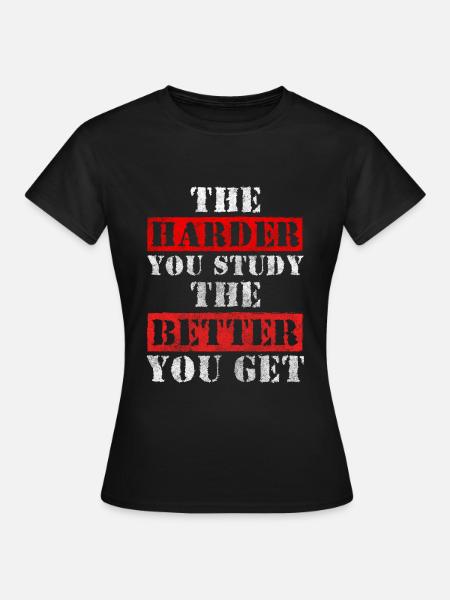 Studium Hochschule Zukunft Lehrer - Frauen T-Shirt - Schwarz