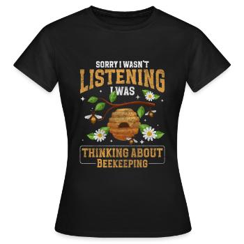 Bienenzüchter Natur Stachel - Frauen T-Shirt - Schwarz - Vorne - AI Model Female 172 dark (172cm)