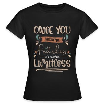 Rêves de rêves et de sommeil - T-shirt Femme - noir - Devant - AI Model Female 172 dark (172cm)