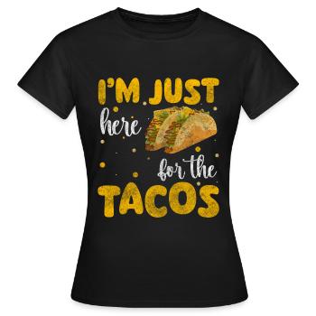 Mexican Hunger Celebration Sombrero - Women's T-Shirt - black - Front - AI Model Female 172 dark (172cm)