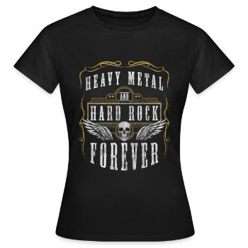 Metal Black Metal Festival Concert - T-shirt Femme - noir - Devant - AI Model Female 172 dark (172cm)