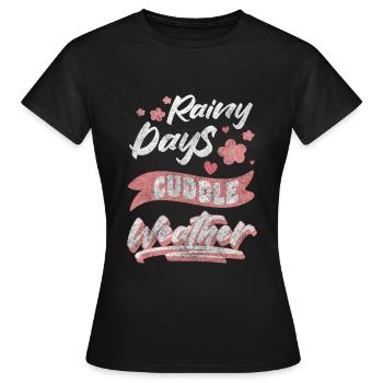 Relationship, Closeness, Affection - Women's T-Shirt - black - Front - AI Model Female 172 dark (172cm)