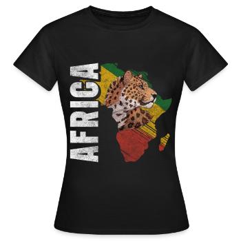 Kultur Tierschutz - Frauen T-Shirt - Schwarz - Vorne - AI Model Female 172 dark (172cm)