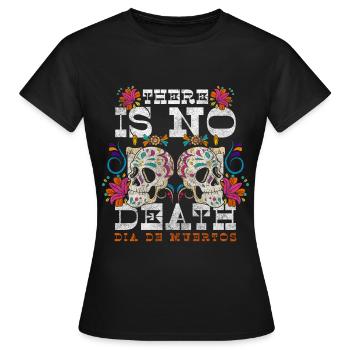 Mexico Death Honor Remembrance - Women's T-Shirt - black - Front - AI Model Female 172 dark (172cm)