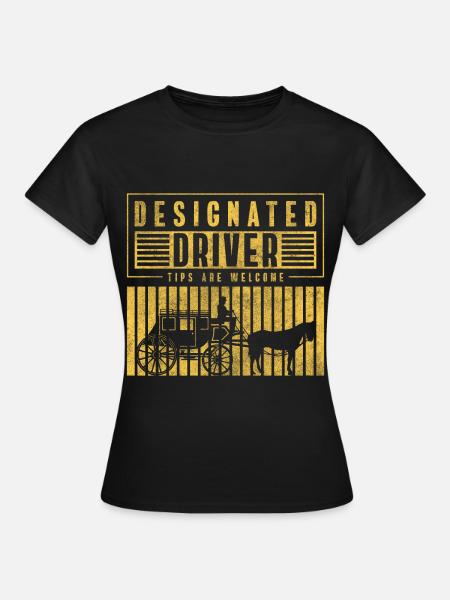 Pferdekutscher Beruf Gast Kutschieren - Frauen T-Shirt - Schwarz