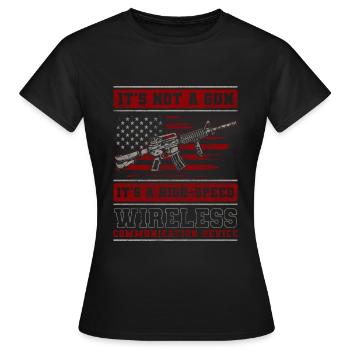 Club de sport de tir à la carabine - T-shirt Femme - noir - Devant - AI Model Female 172 dark (172cm)