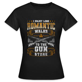 Waffenclub Schütze Jagd Schusswaffe - Frauen T-Shirt - Schwarz - Vorne - AI Model Female 172 dark (172cm)