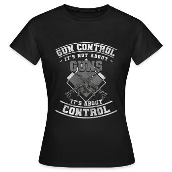 Gun Club Rifle Sports Club - Women's T-Shirt - black - Front - AI Model Female 172 dark (172cm)
