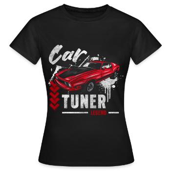 Tuning Mechaniker Contest - Frauen T-Shirt - Schwarz - Vorne - AI Model Female 172 dark (172cm)