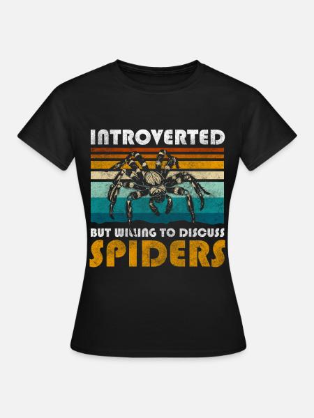 Spinne Biss Insekt - Frauen T-Shirt - Schwarz