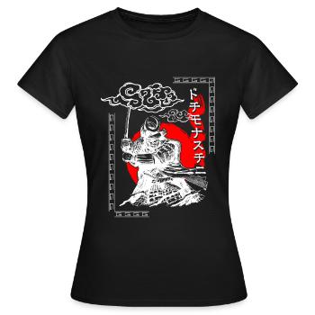 Asie : créatures mythiques, dites mythiques - T-shirt Femme - noir - Devant - AI Model Female 172 dark (172cm)
