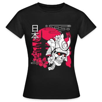 Orient Drachen Mythologie Zeitreise - Frauen T-Shirt - Schwarz - Vorne - AI Model Female 172 dark (172cm)