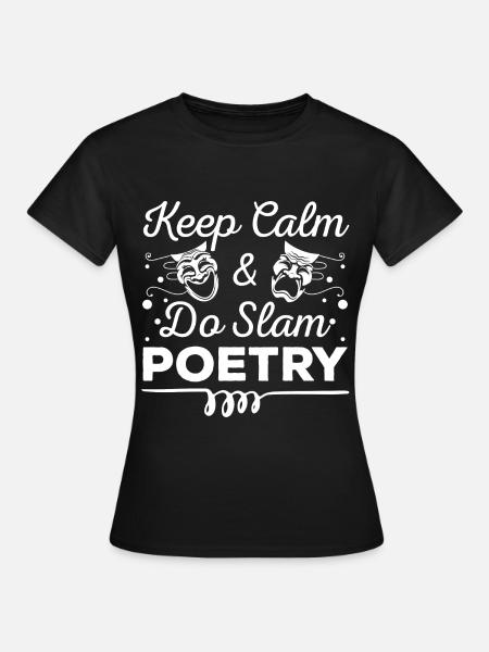 Poésie Auteur Littérature - T-shirt Femme - noir