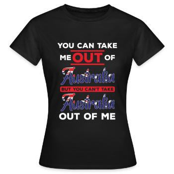 Outback Australien Melbourne Gold Coast - T-shirt Femme - noir - Devant - AI Model Female 172 dark (172cm)