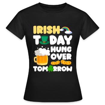 Ireland Pint - Women's T-Shirt - black - Front - AI Model Female 172 dark (172cm)
