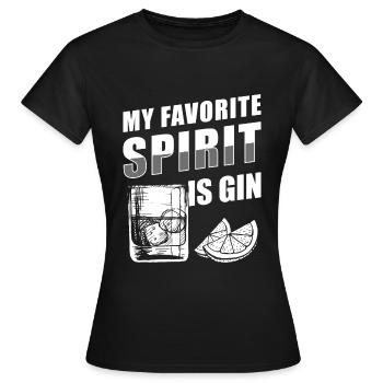 Alcool Fête Cocktail Liqueur - T-shirt Femme - noir - Devant - AI Model Female 172 dark (172cm)