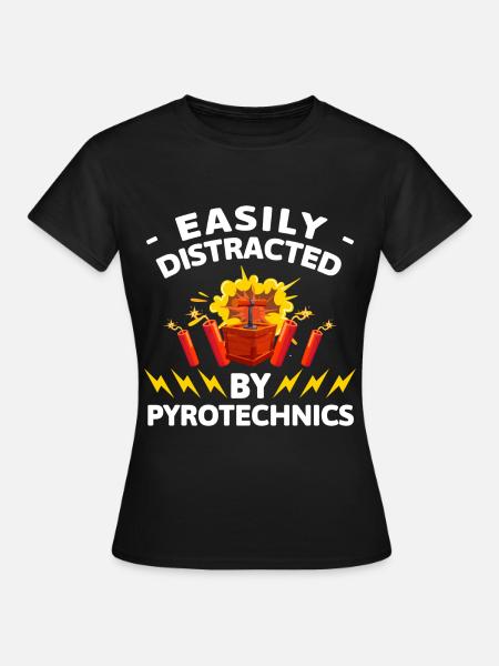Pyrotechnik Highlight - Frauen T-Shirt - Schwarz