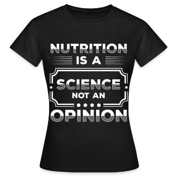 Consultant en alimentation - T-shirt Femme - noir - Devant - AI Model Female 172 dark (172cm)