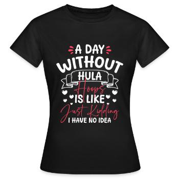 Formation de danse Hullern - T-shirt Femme - noir - Devant - AI Model Female 172 dark (172cm)