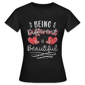 Spécial Individuel Unique - T-shirt Femme - noir - Devant - AI Model Female 172 dark (172cm)