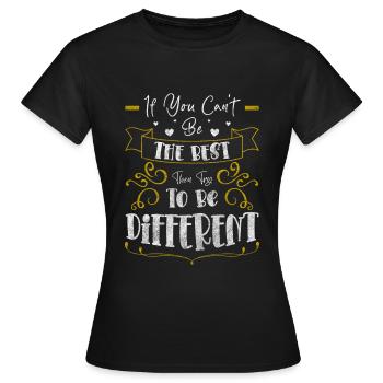 Individuel Différent Respect Spécial - T-shirt Femme - noir - Devant - AI Model Female 172 dark (172cm)