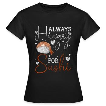 Japanisch Bar Soja Nori - Frauen T-Shirt - Schwarz - Vorne - AI Model Female 172 dark (172cm)